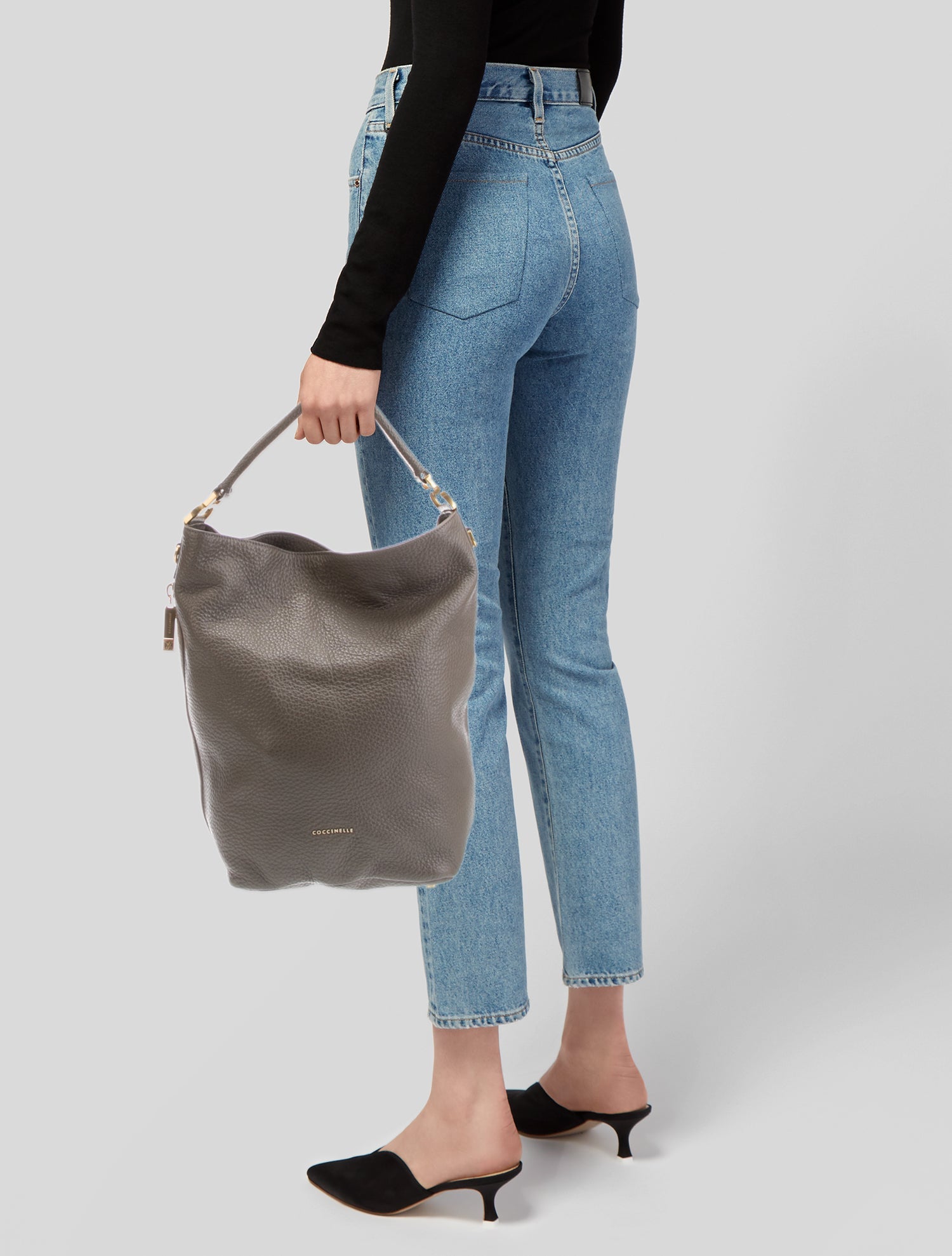 Coccinelle Leather Bucket Bag
