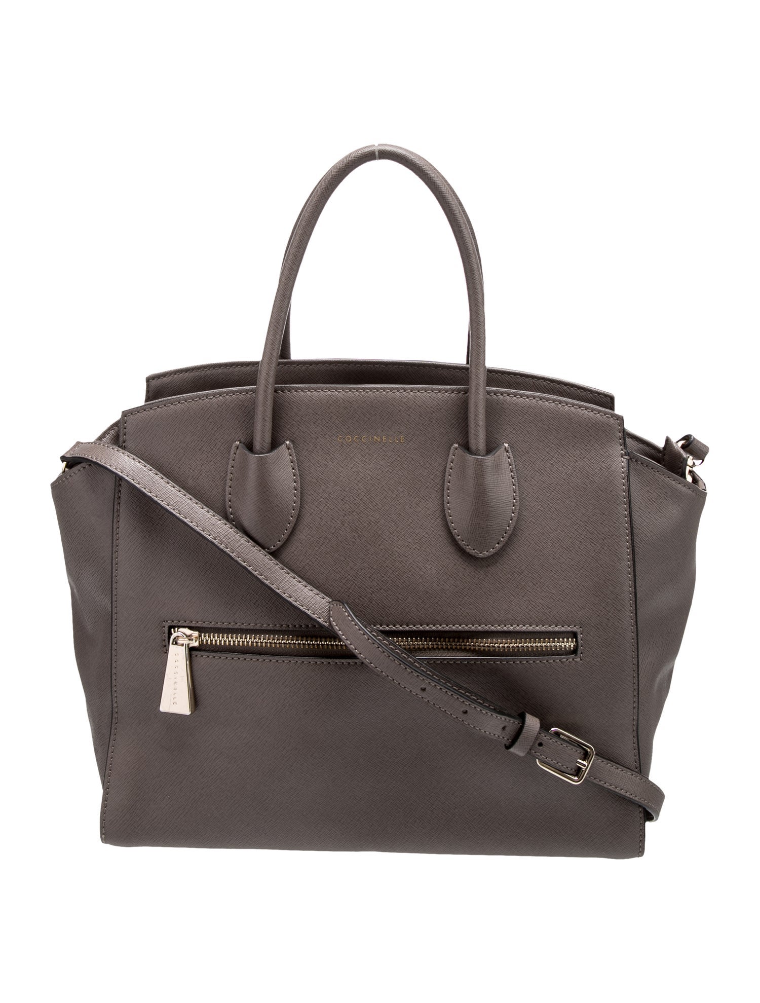 Coccinelle Saffiano Leather Top Handle Bag