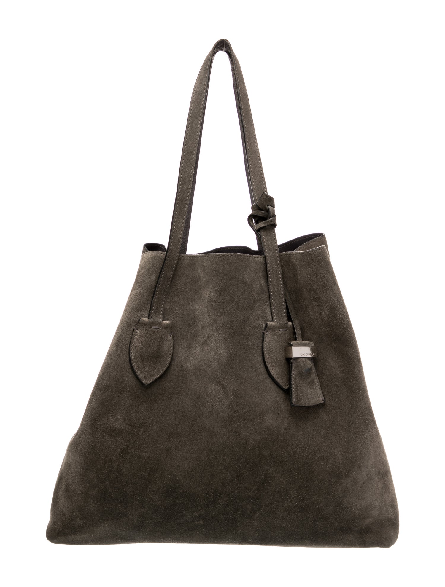 Coccinelle Suede Top Handle Bag