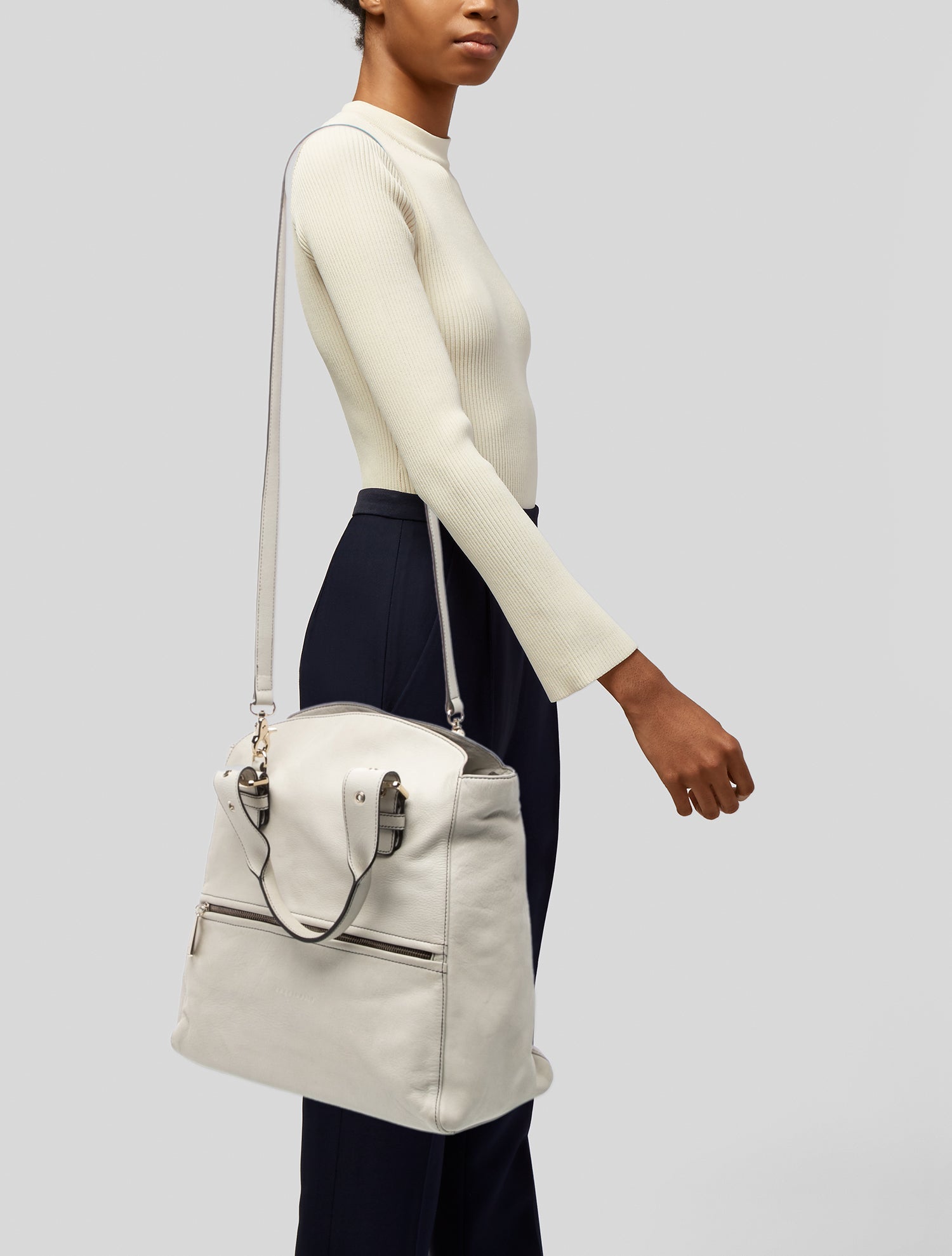 Coccinelle Leather Top Handle Bag