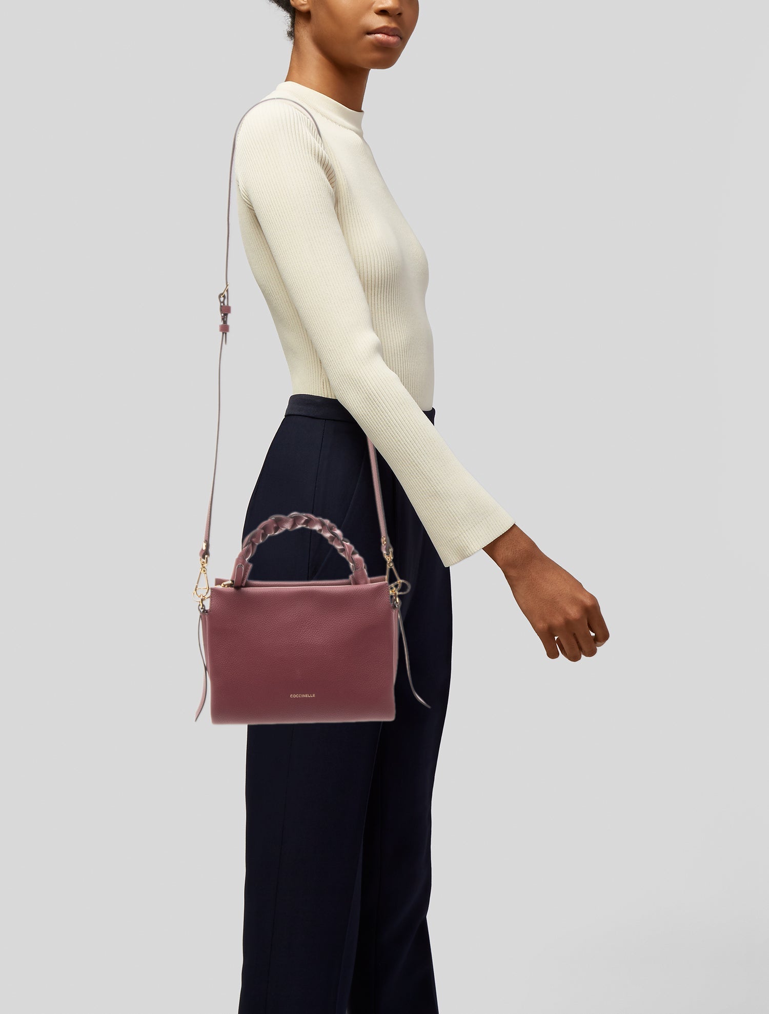 Coccinelle Leather Top Handle Bag