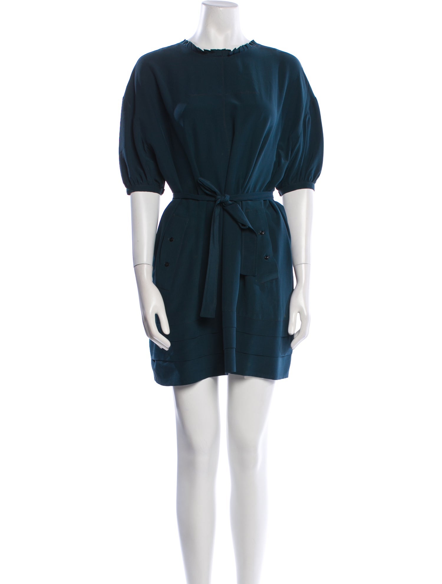 Charles Anastase Silk Mini Dress