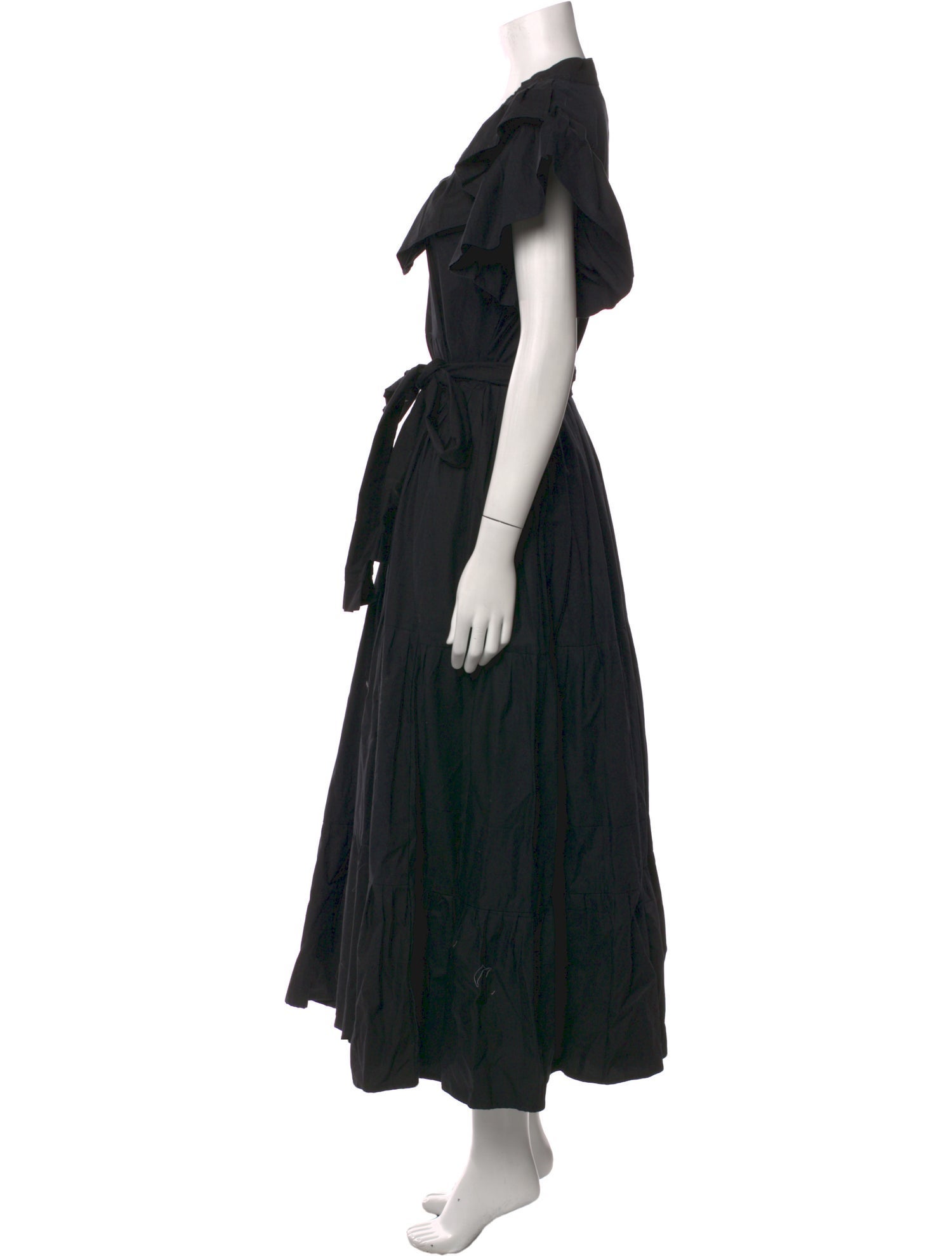 Cynthia Cazort Collins Jane Ruffle Long Dress