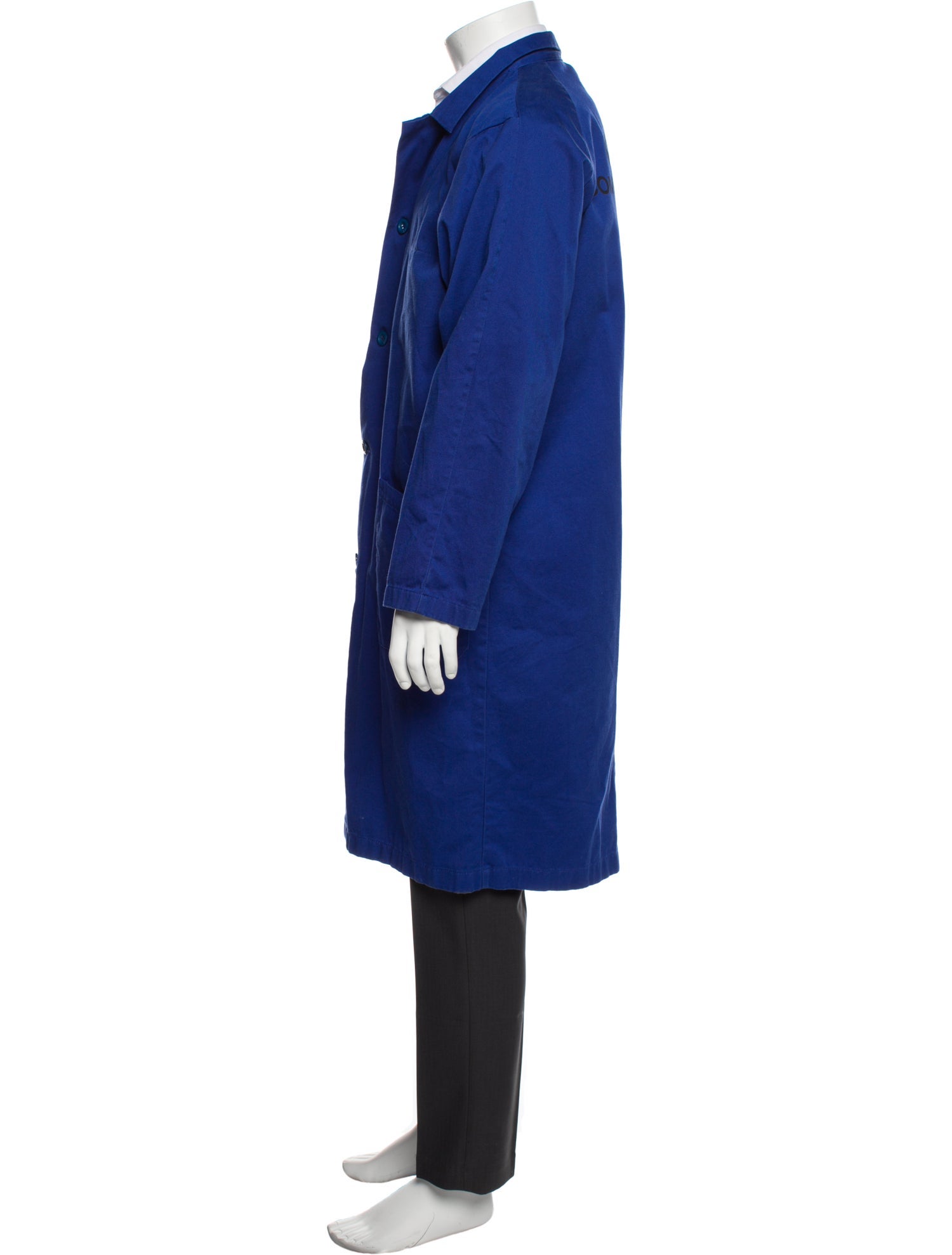 CDG by Comme des Garçons x Molinel Overcoat - Blue Outerwear