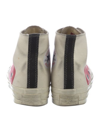 Comme des Garçons Play x Converse Canvas Graphic Print Sneakers
