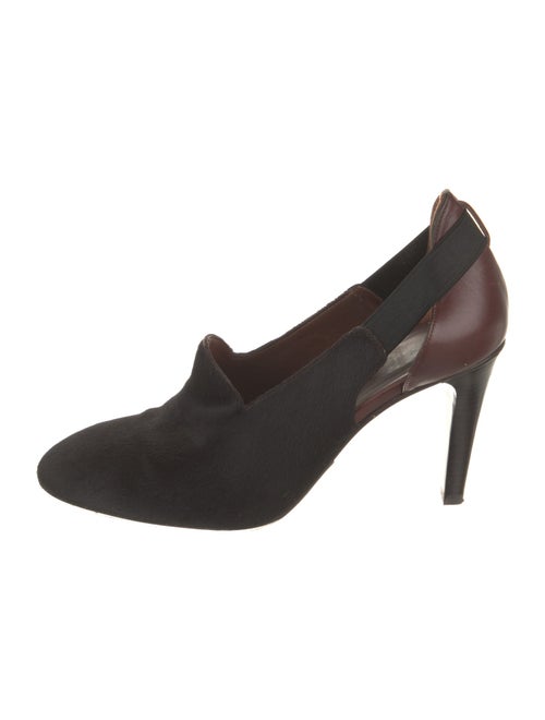 Cartujano Ponyhair Fur Trim Pumps