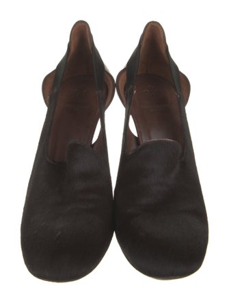 Cartujano Ponyhair Fur Trim Pumps