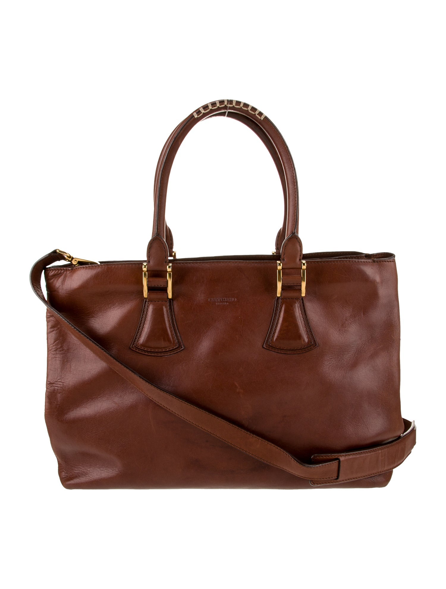 Cartujano Leather Top Handle Bag