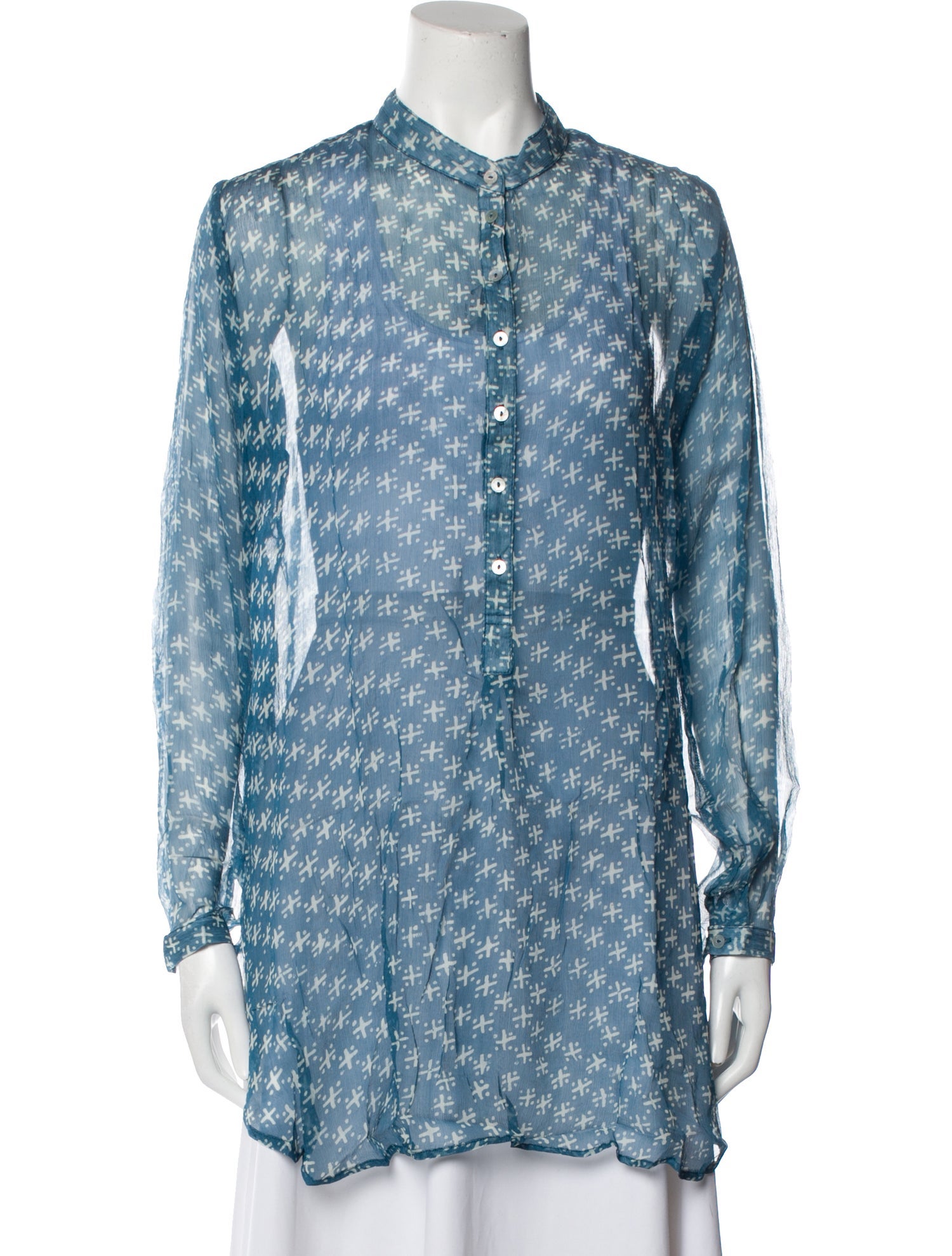 Cloe Cassandro Printed Cover-Up w/ Tags