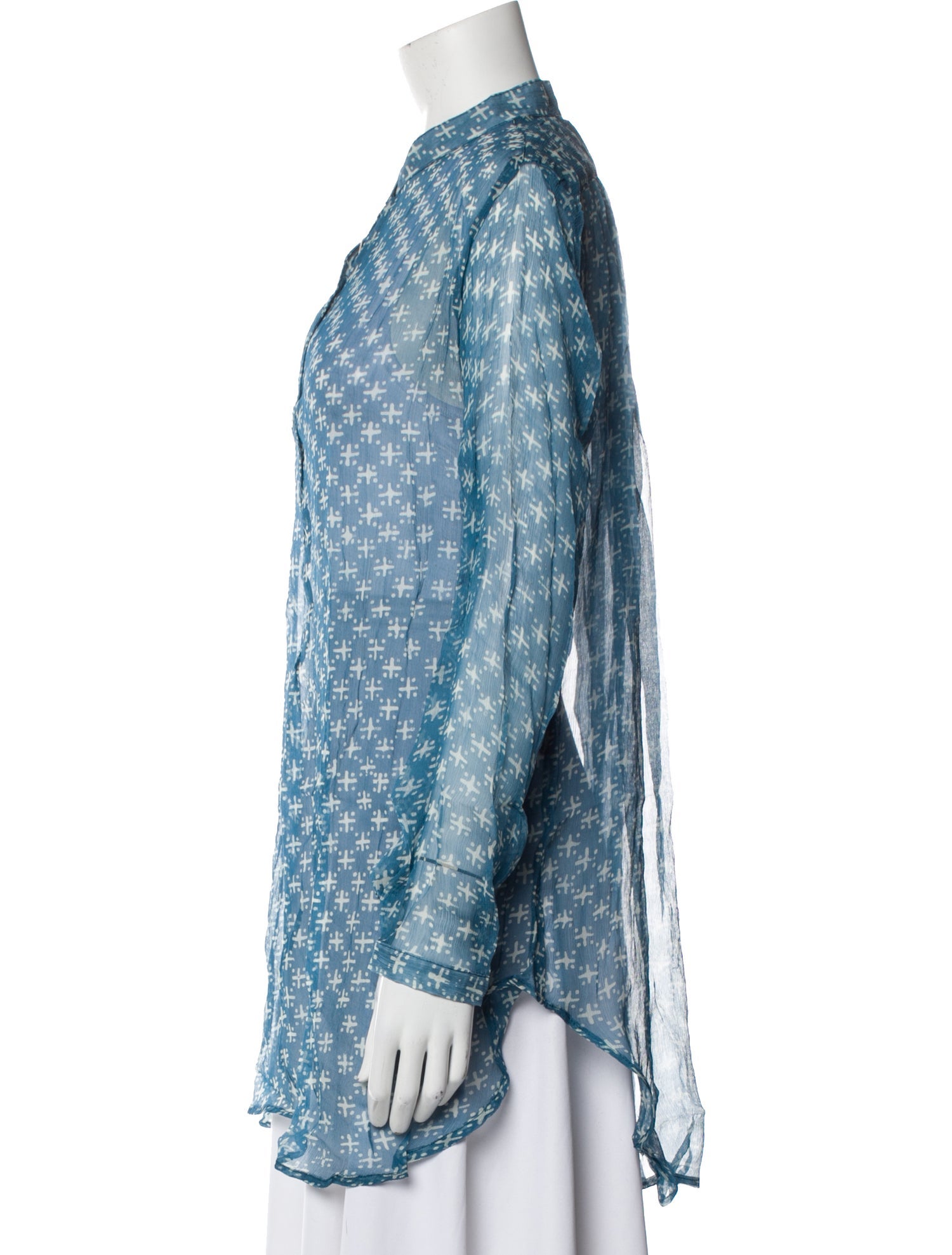 Cloe Cassandro Printed Cover-Up w/ Tags