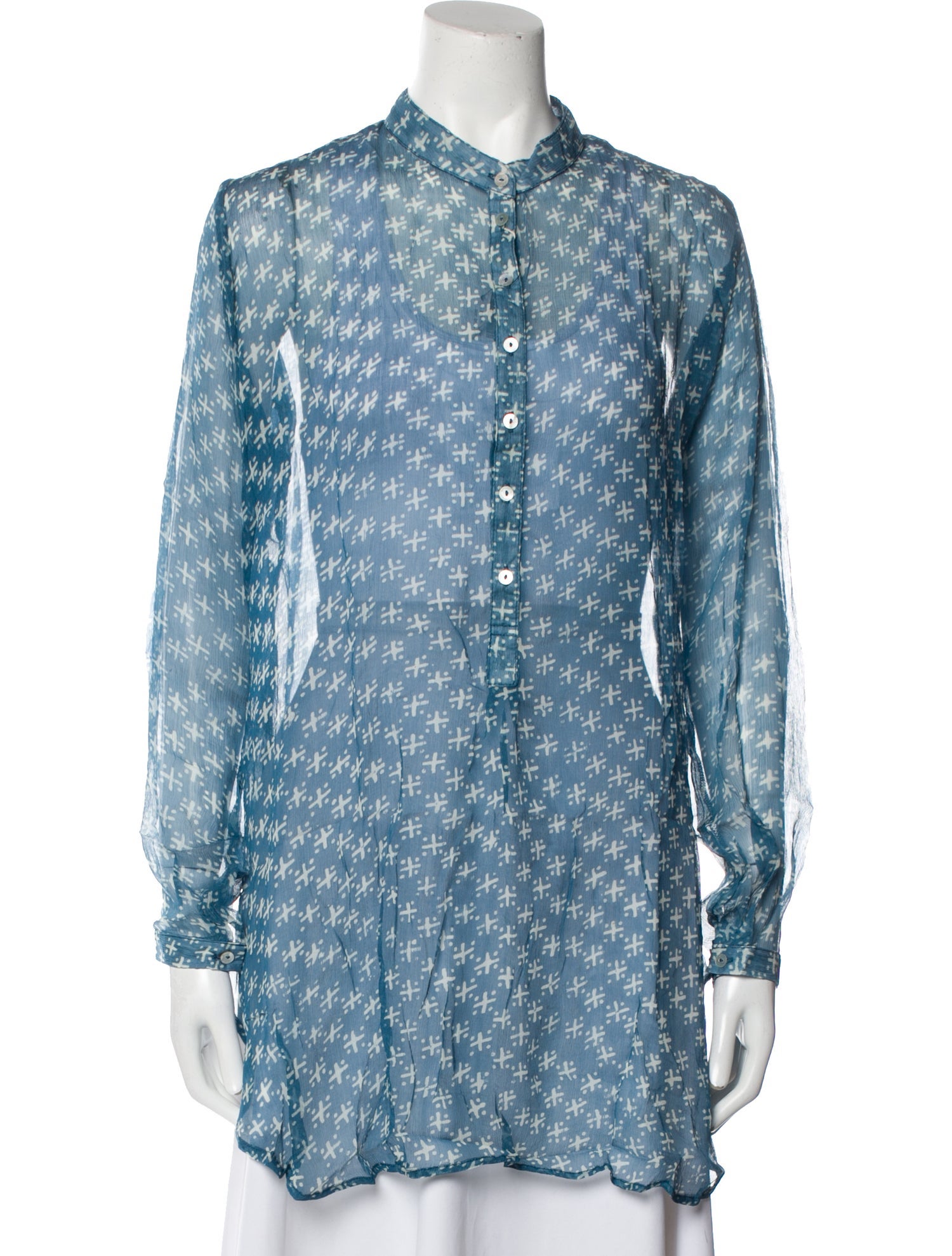 Cloe Cassandro Printed Cover-Up w/ Tags