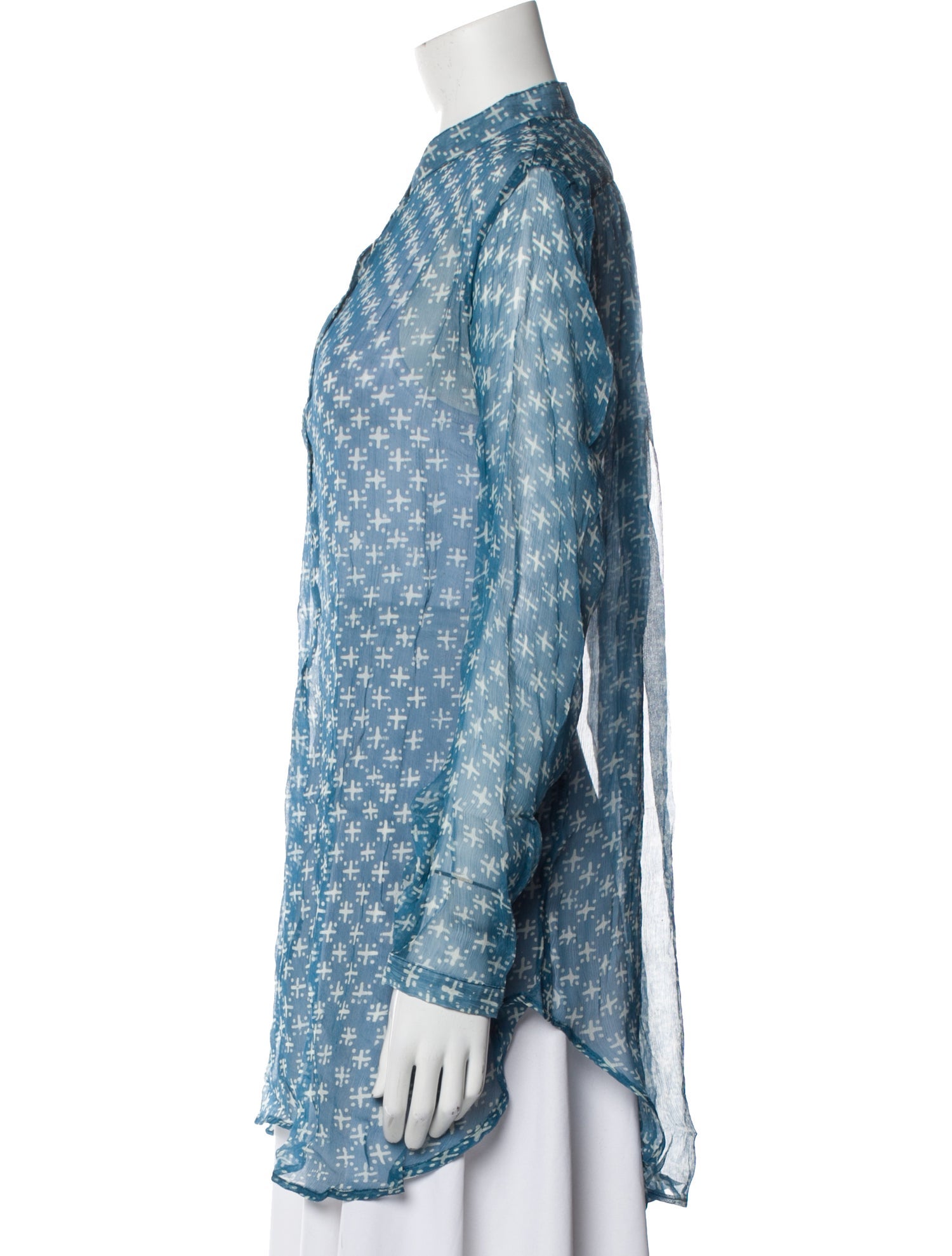 Cloe Cassandro Printed Cover-Up w/ Tags