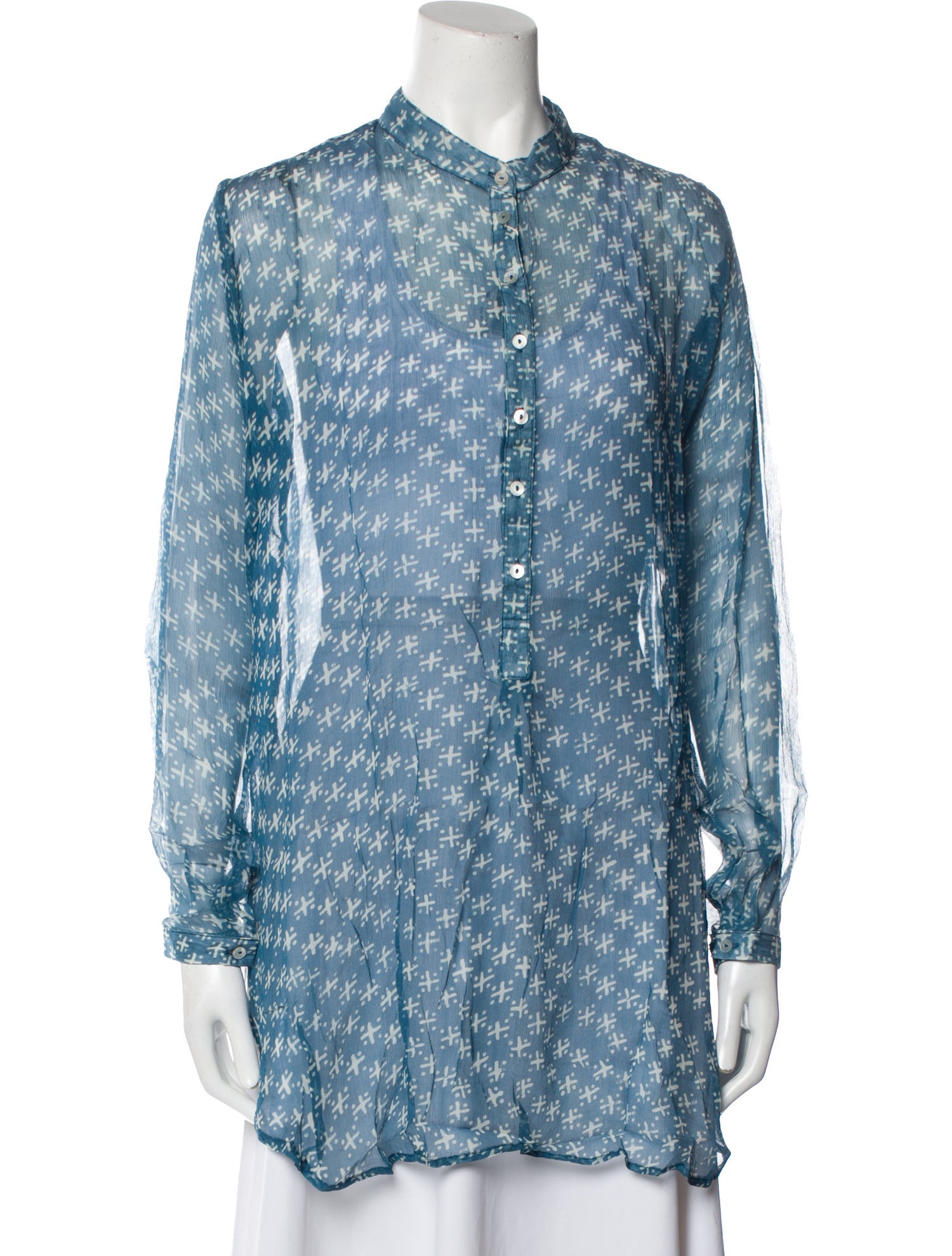 Cloe Cassandro Printed Cover-Up w/ Tags
