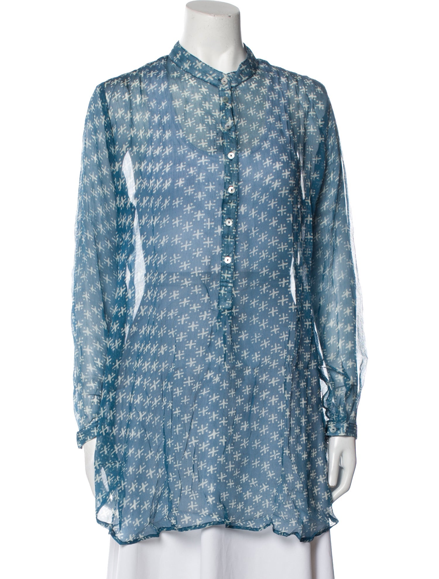 Cloe Cassandro Printed Cover-Up w/ Tags