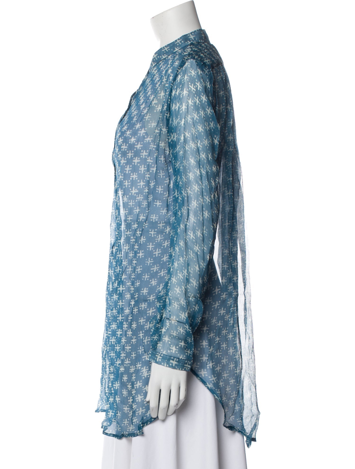 Cloe Cassandro Printed Cover-Up w/ Tags