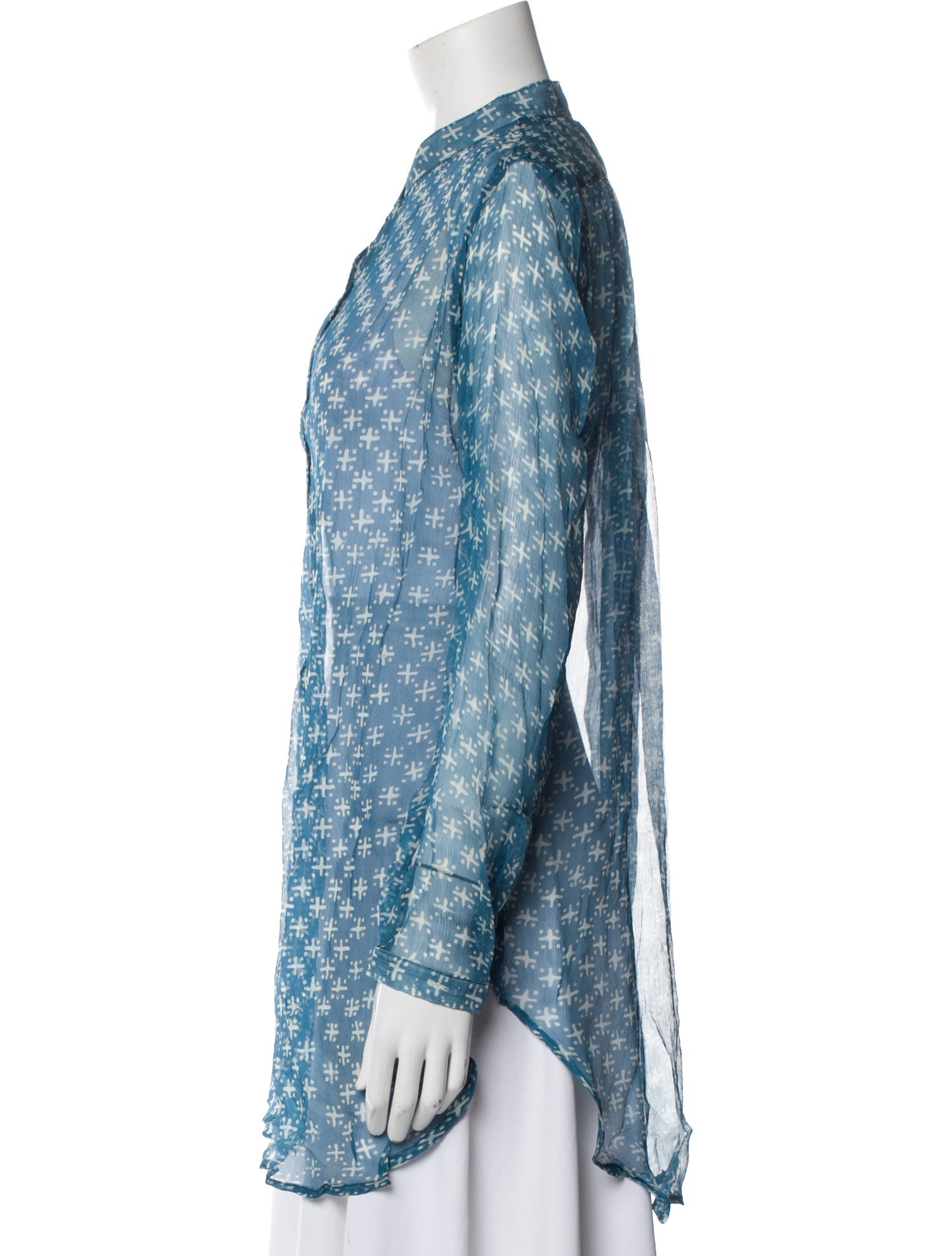 Cloe Cassandro Printed Cover-Up w/ Tags