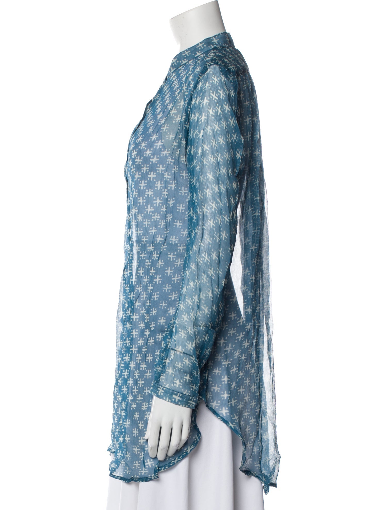 Cloe Cassandro Printed Cover-Up w/ Tags