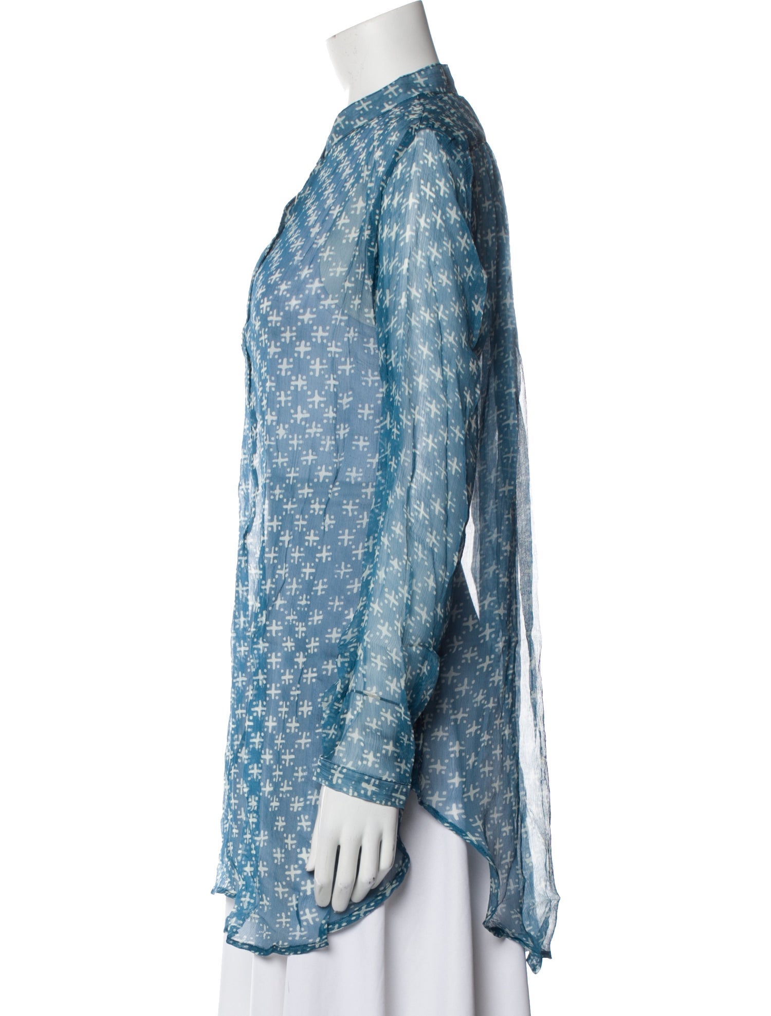 Cloe Cassandro Printed Cover-Up w/ Tags