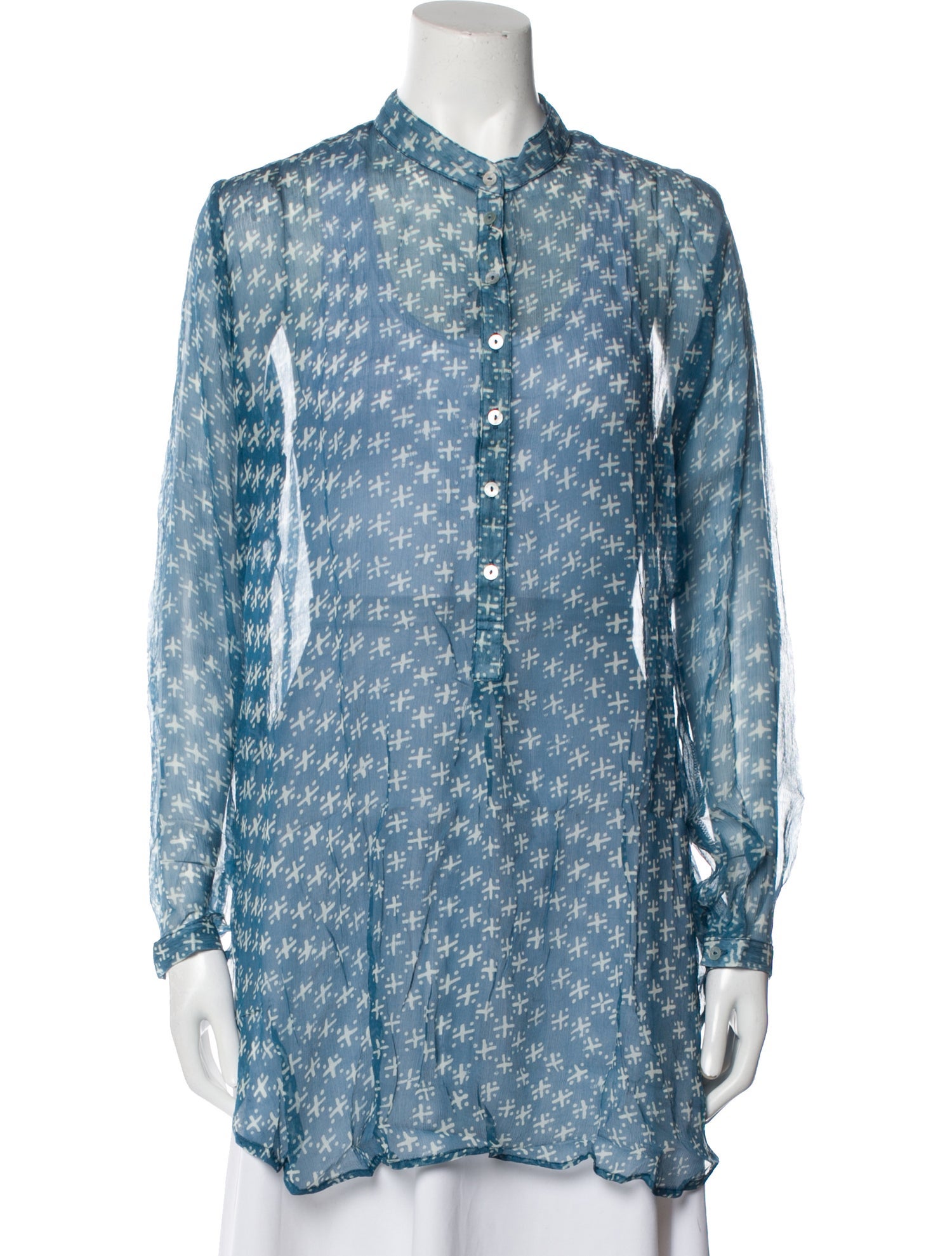 Cloe Cassandro Printed Cover-Up w/ Tags