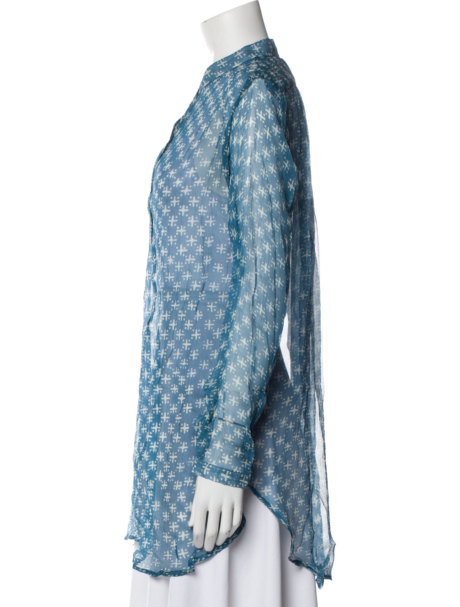 Cloe Cassandro Printed Cover-Up w/ Tags