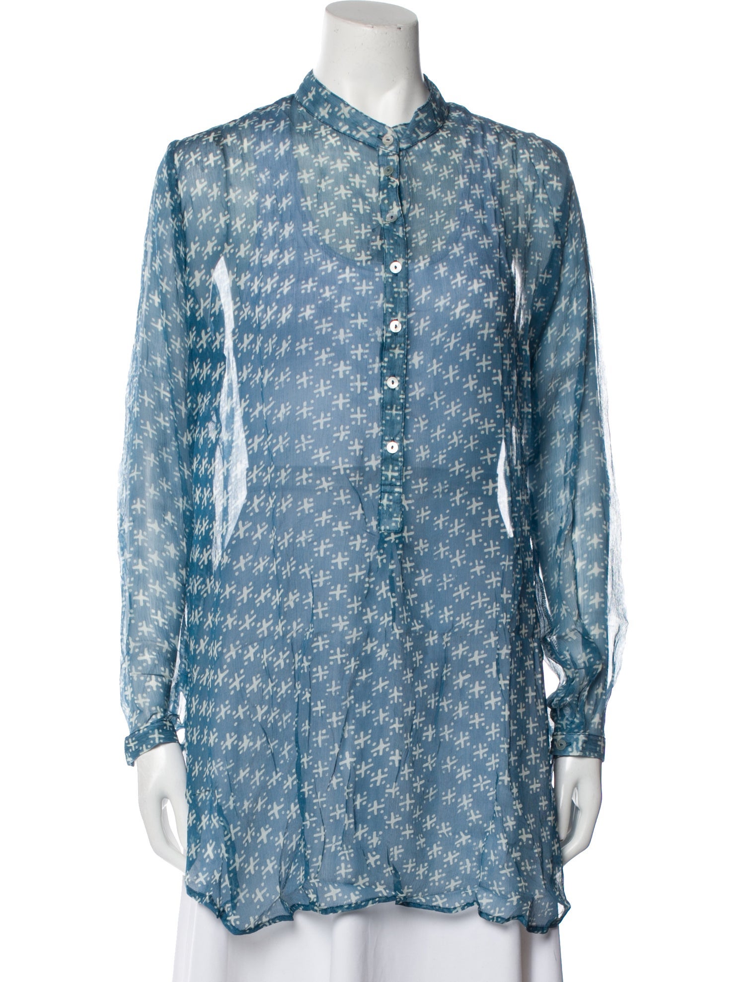 Cloe Cassandro Printed Cover-Up w/ Tags