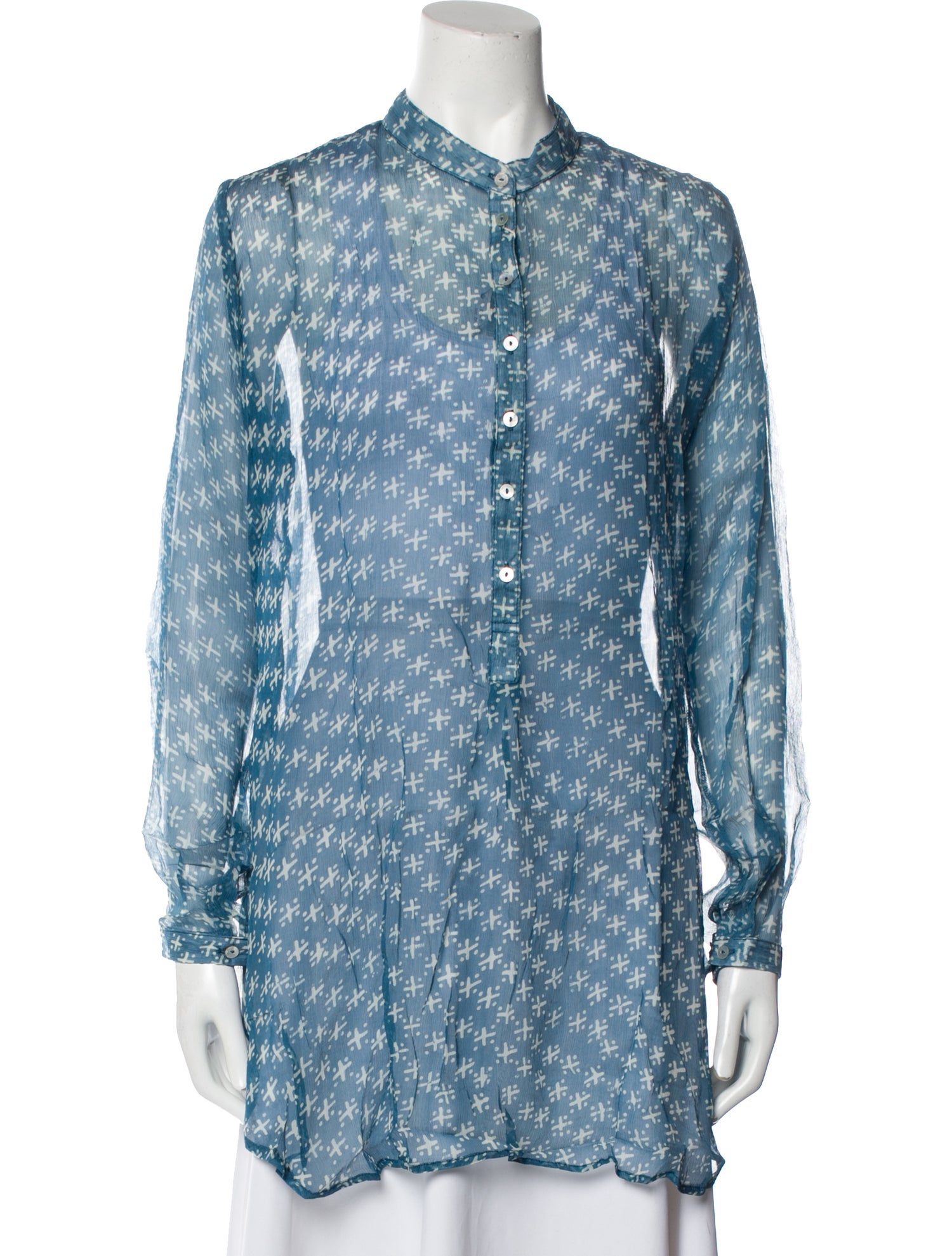 Cloe Cassandro Printed Cover-Up w/ Tags