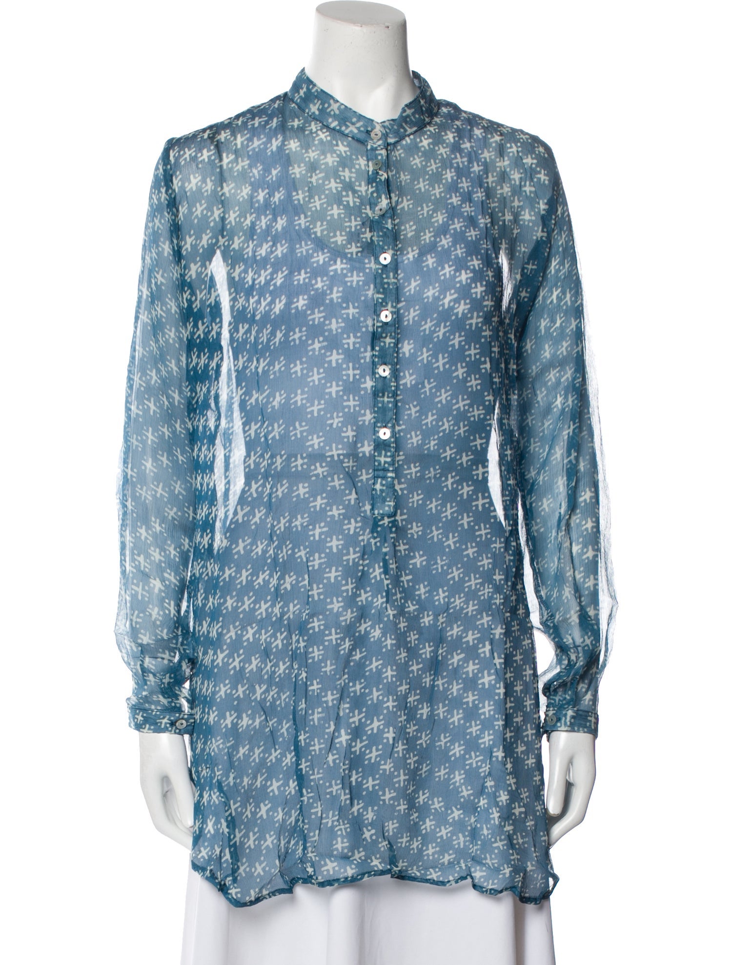 Cloe Cassandro Printed Cover-Up w/ Tags