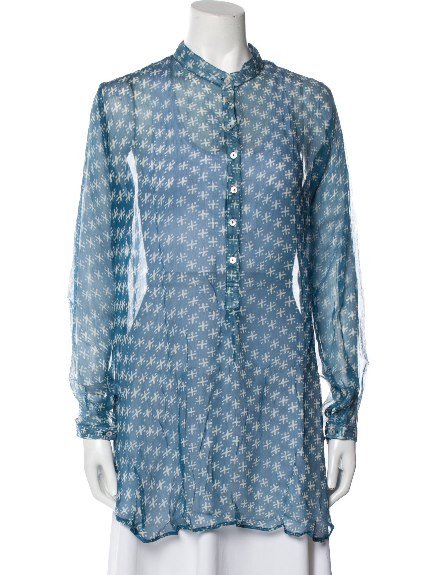 Cloe Cassandro Printed Cover-Up w/ Tags