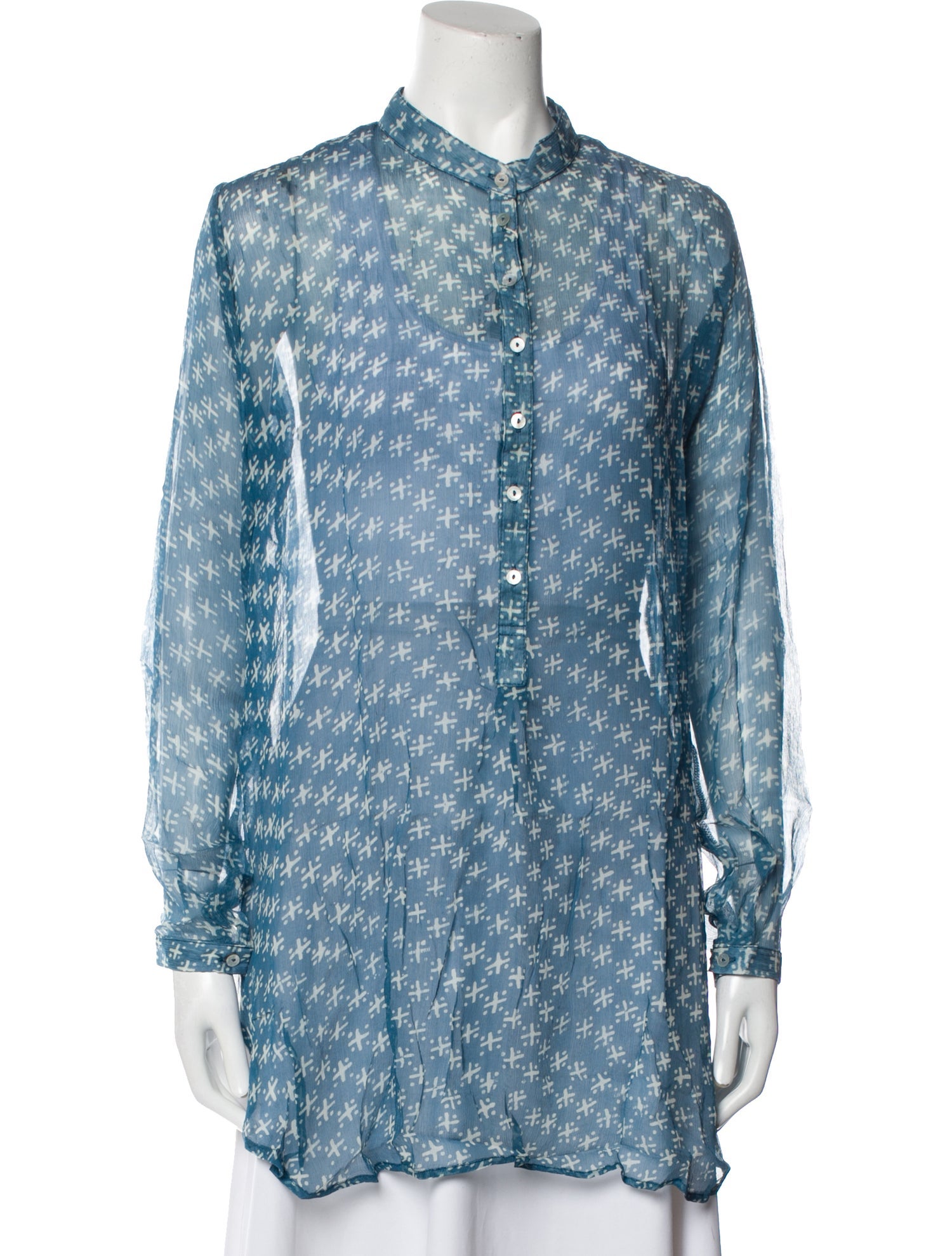 Cloe Cassandro Printed Cover-Up w/ Tags