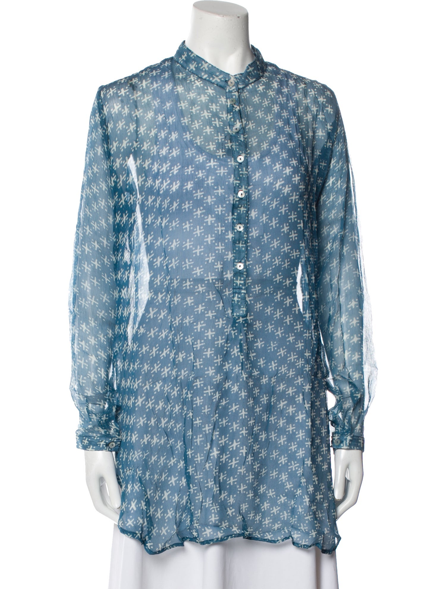 Cloe Cassandro Printed Cover-Up w/ Tags