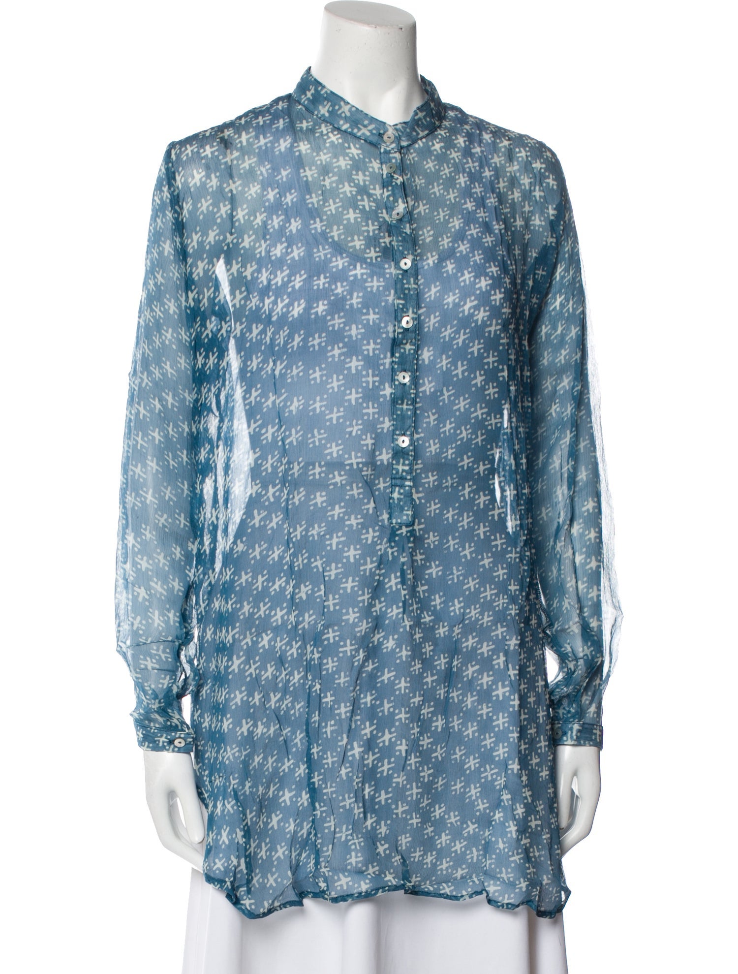 Cloe Cassandro Printed Cover-Up w/ Tags