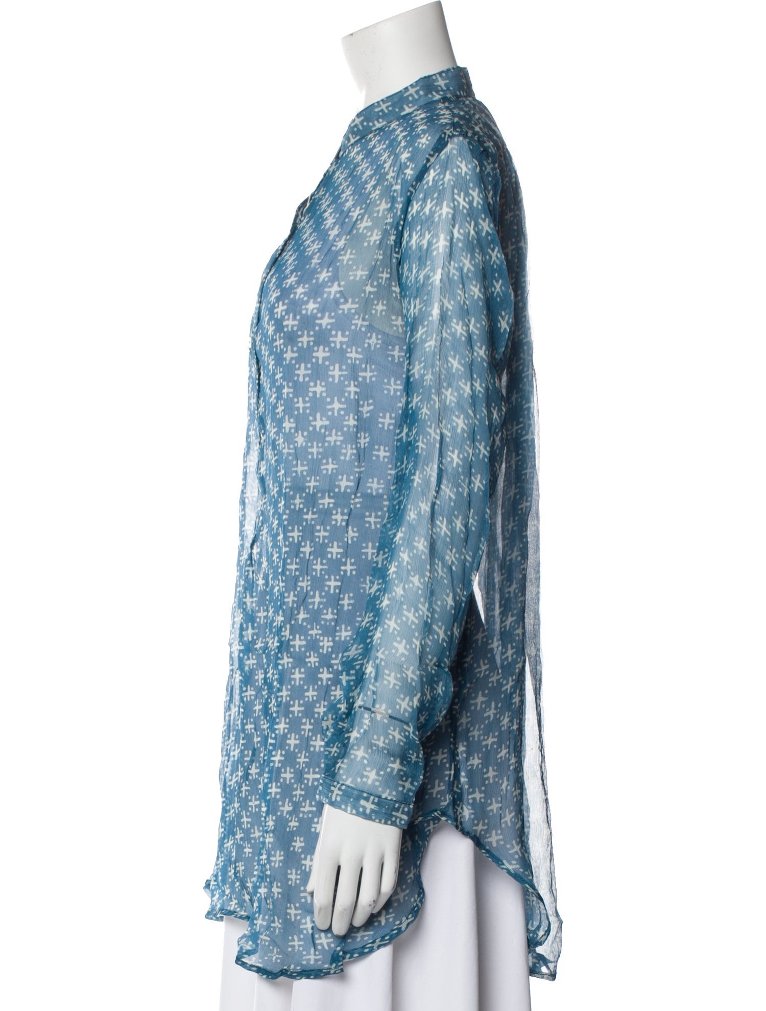 Cloe Cassandro Printed Cover-Up w/ Tags