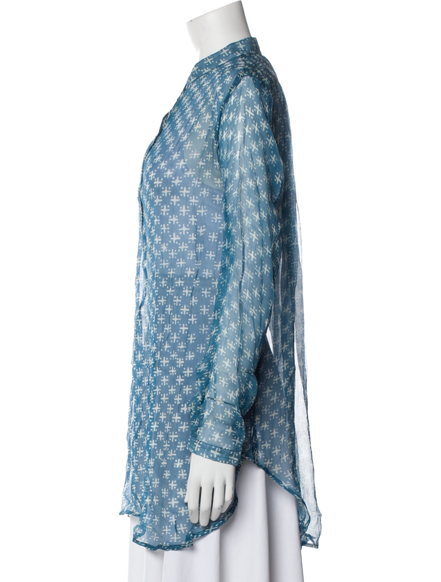 Cloe Cassandro Printed Cover-Up w/ Tags