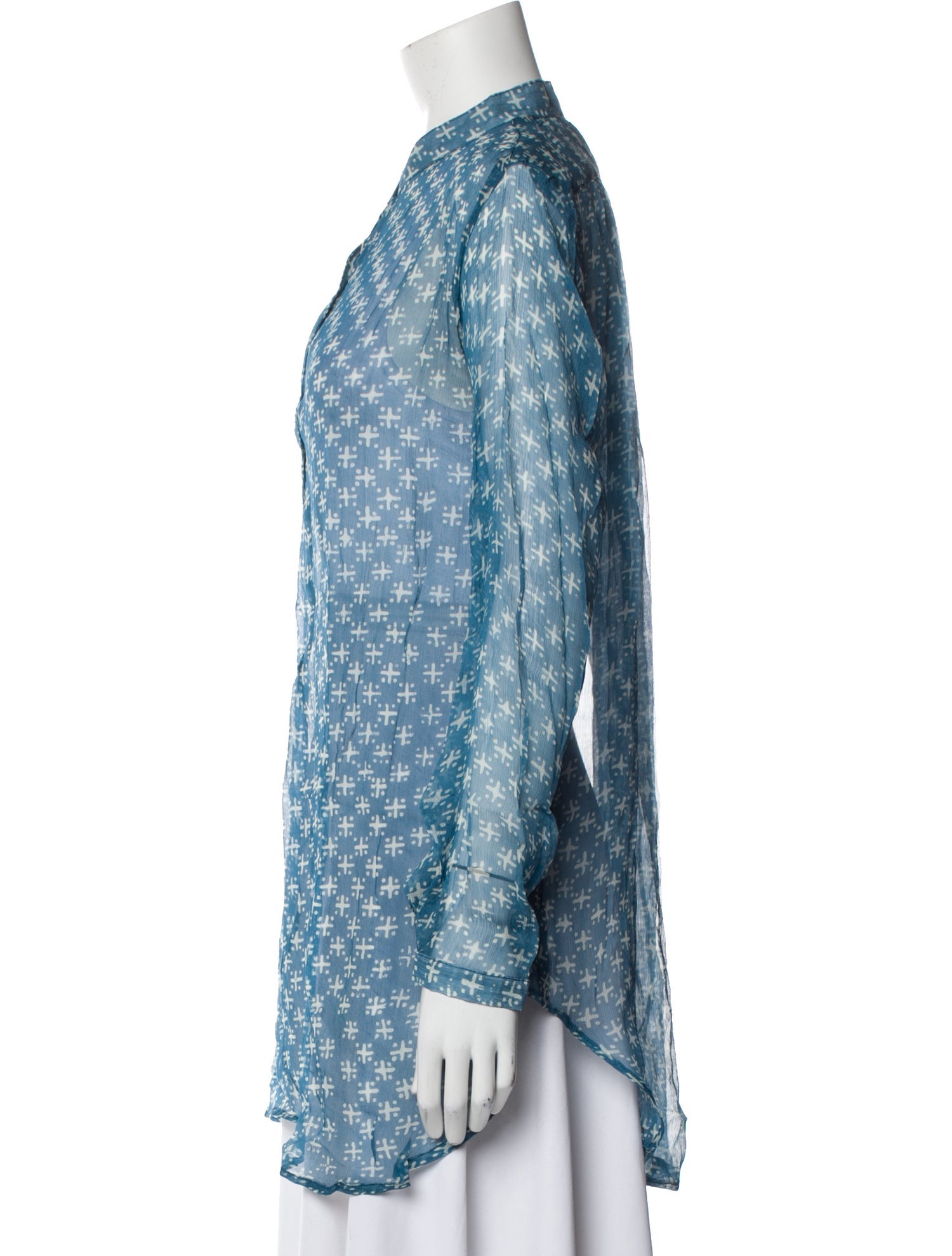 Cloe Cassandro Printed Cover-Up w/ Tags