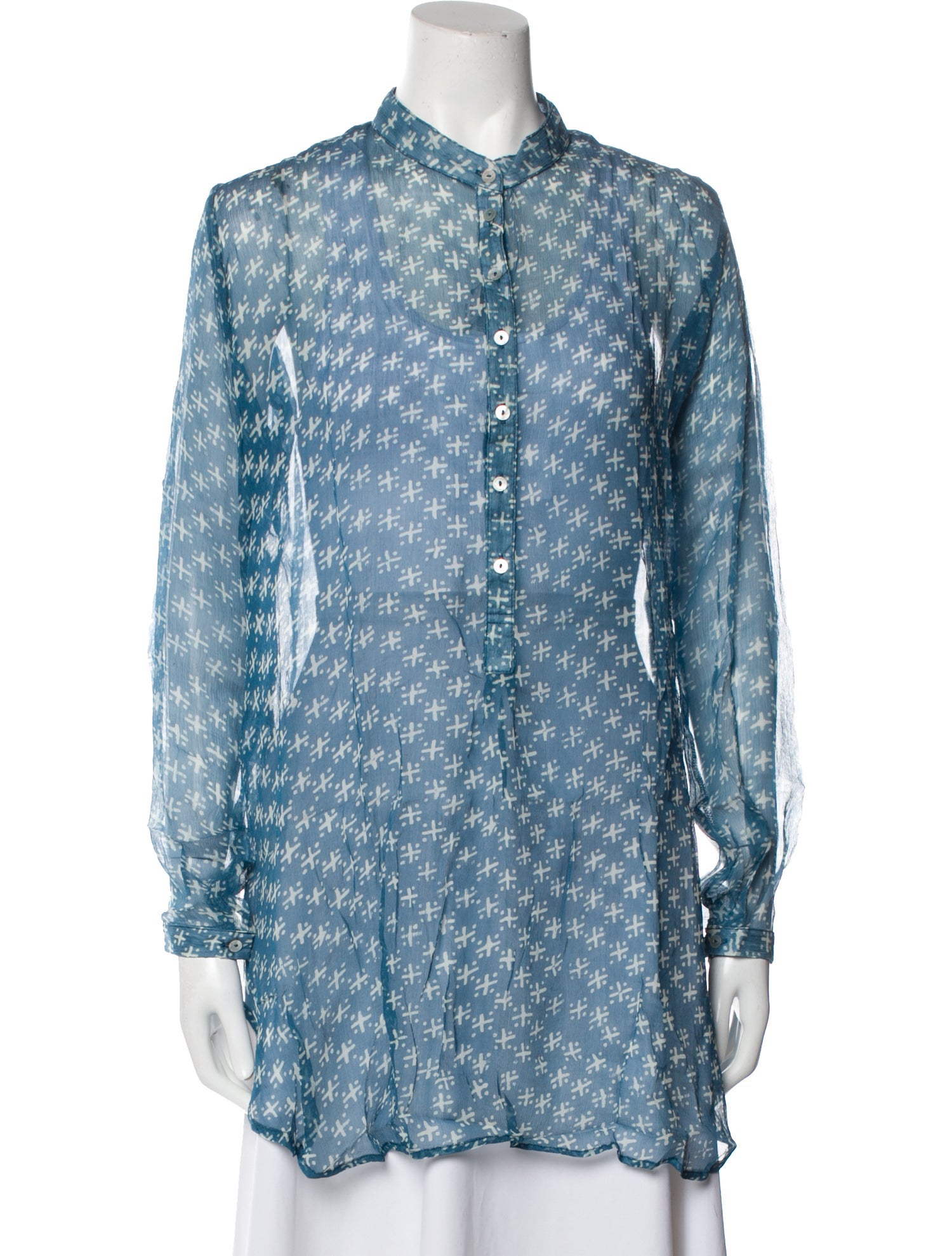 Cloe Cassandro Printed Cover-Up w/ Tags