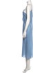 Cloe Cassandro V-Neck Long Dress