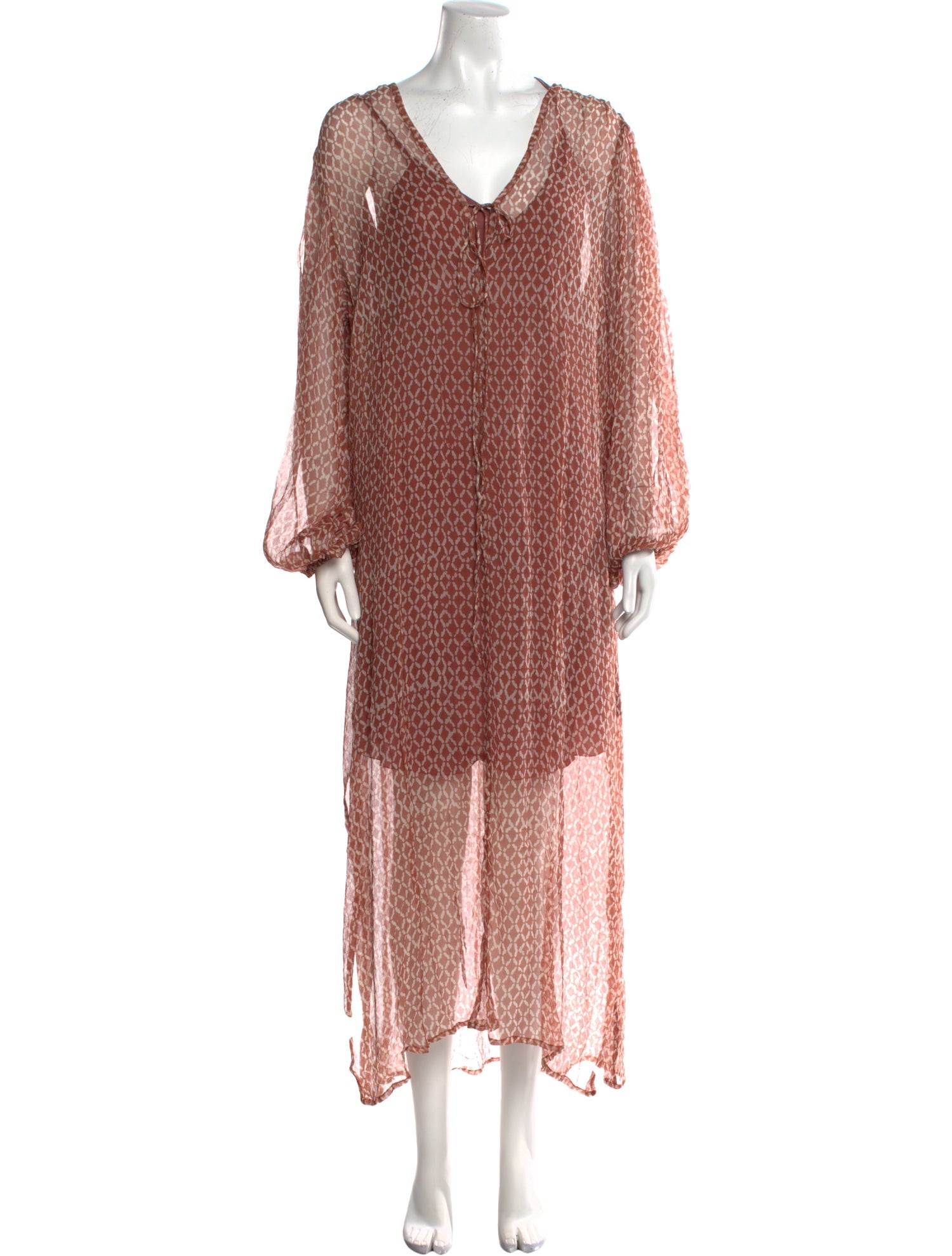 Cloe Cassandro Printed Long Dress