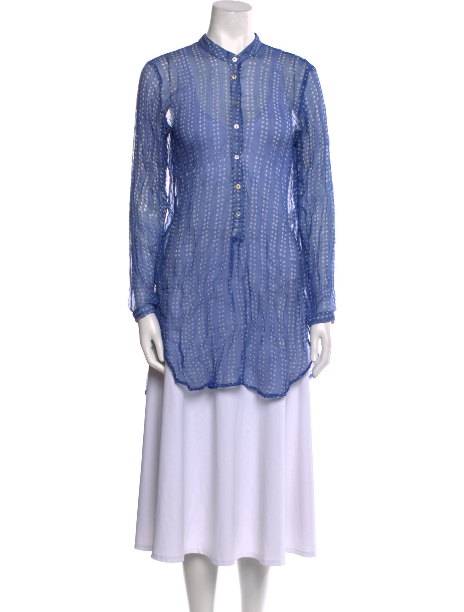 Cloe Cassandro Silk Striped Tunic