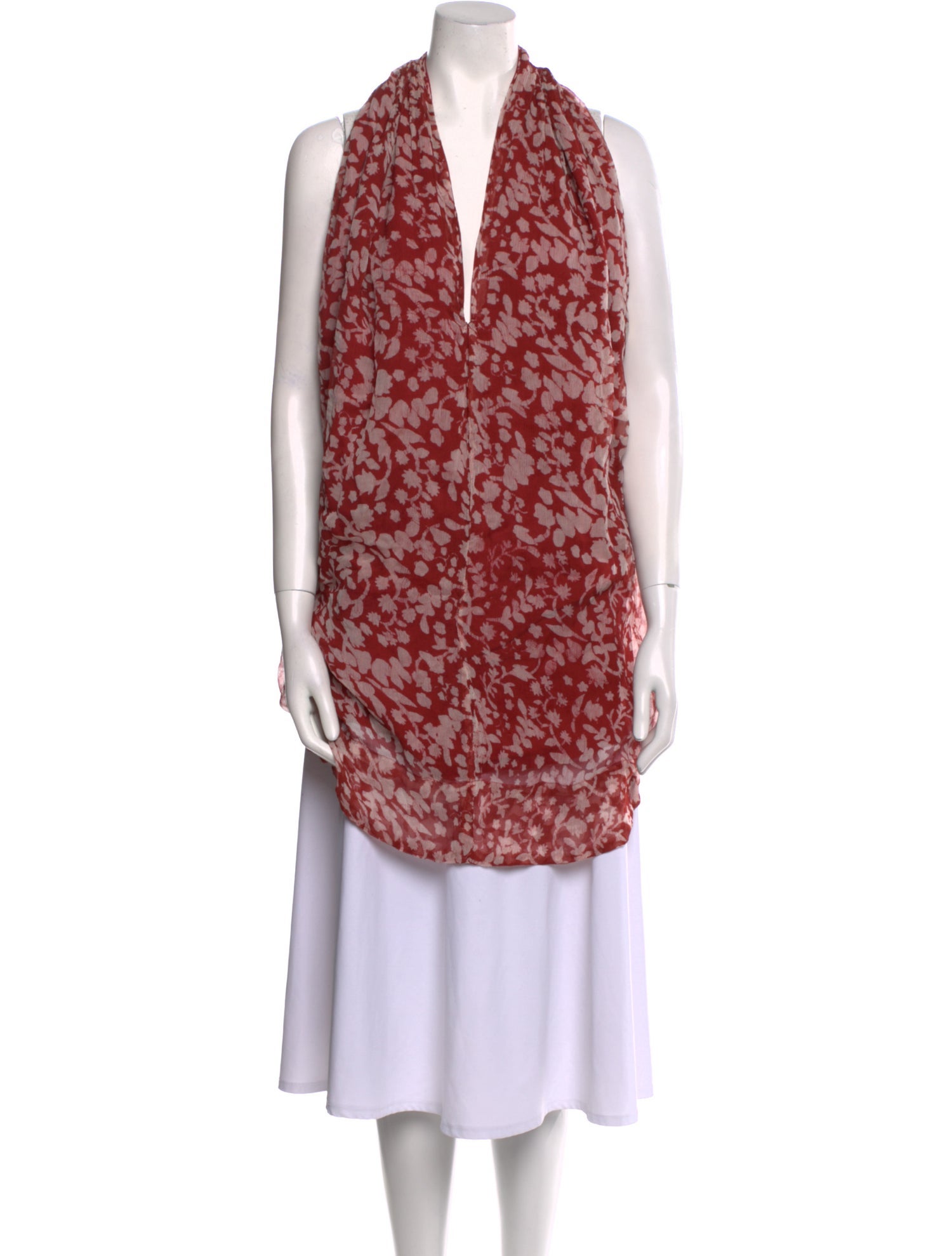 Cloe Cassandro Animal Print Halterneck Tunic