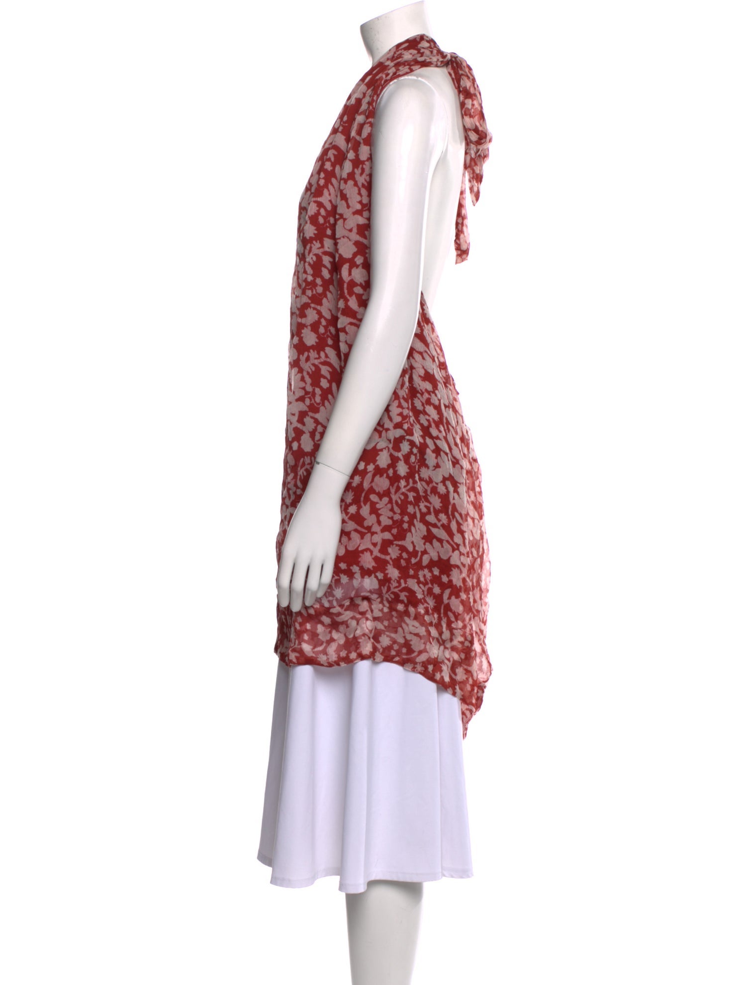 Cloe Cassandro Animal Print Halterneck Tunic