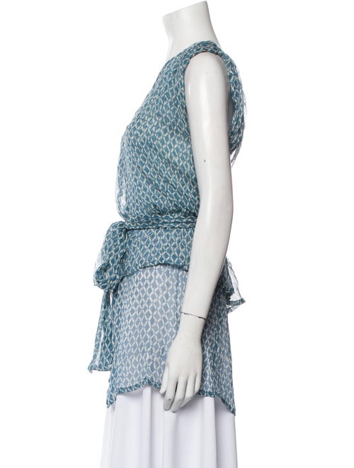 Cloe Cassandro Silk Printed Tunic