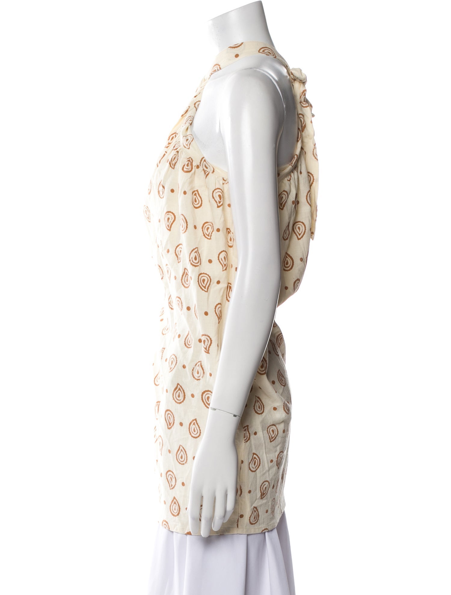 Cloe Cassandro Linen Printed Tunic w/ Tags