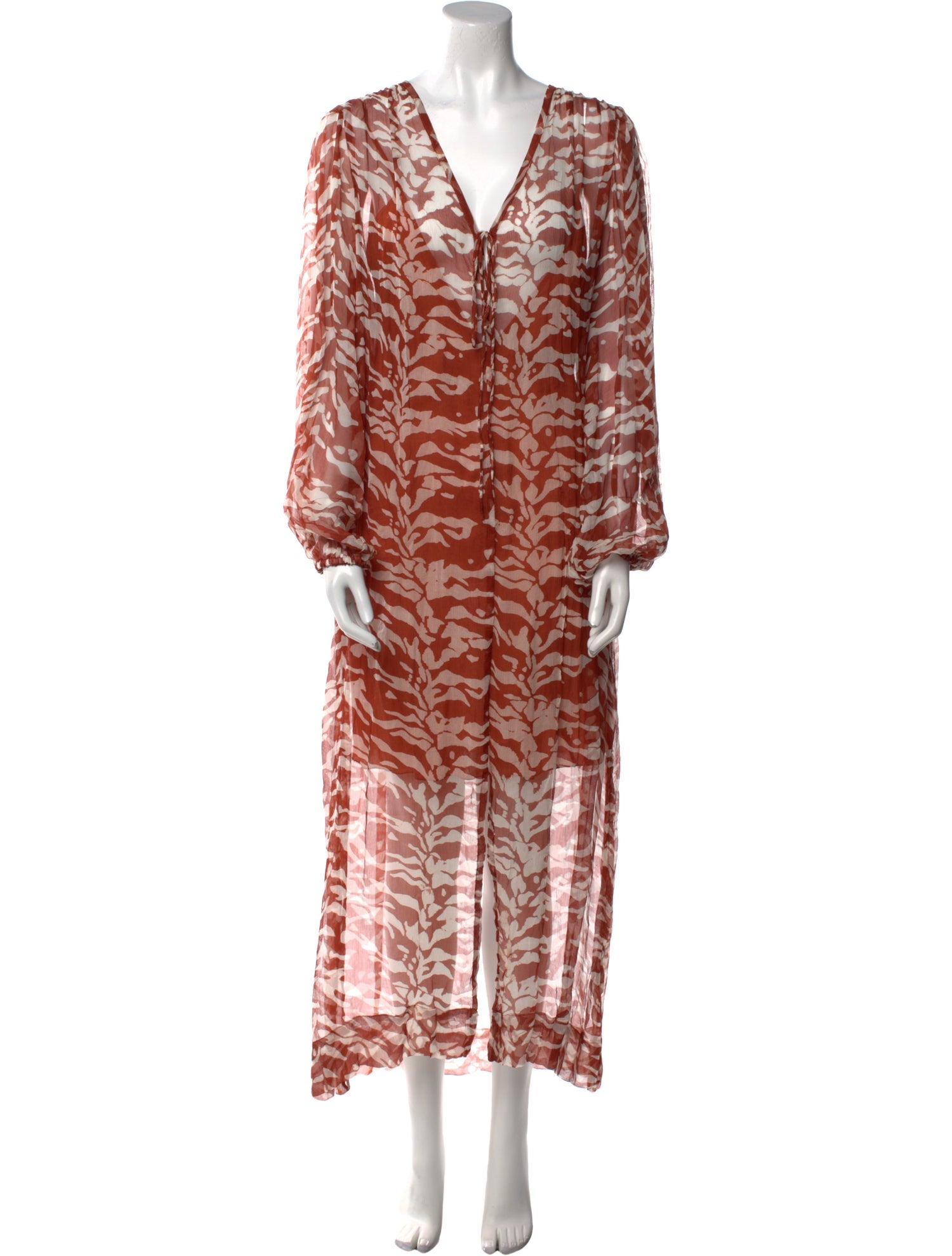 Cloe Cassandro Animal Print Long Dress w/ Tags