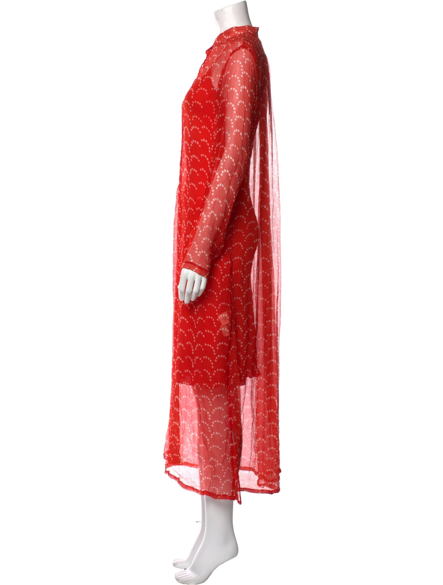 Cloe Cassandro Printed Midi Length Dress