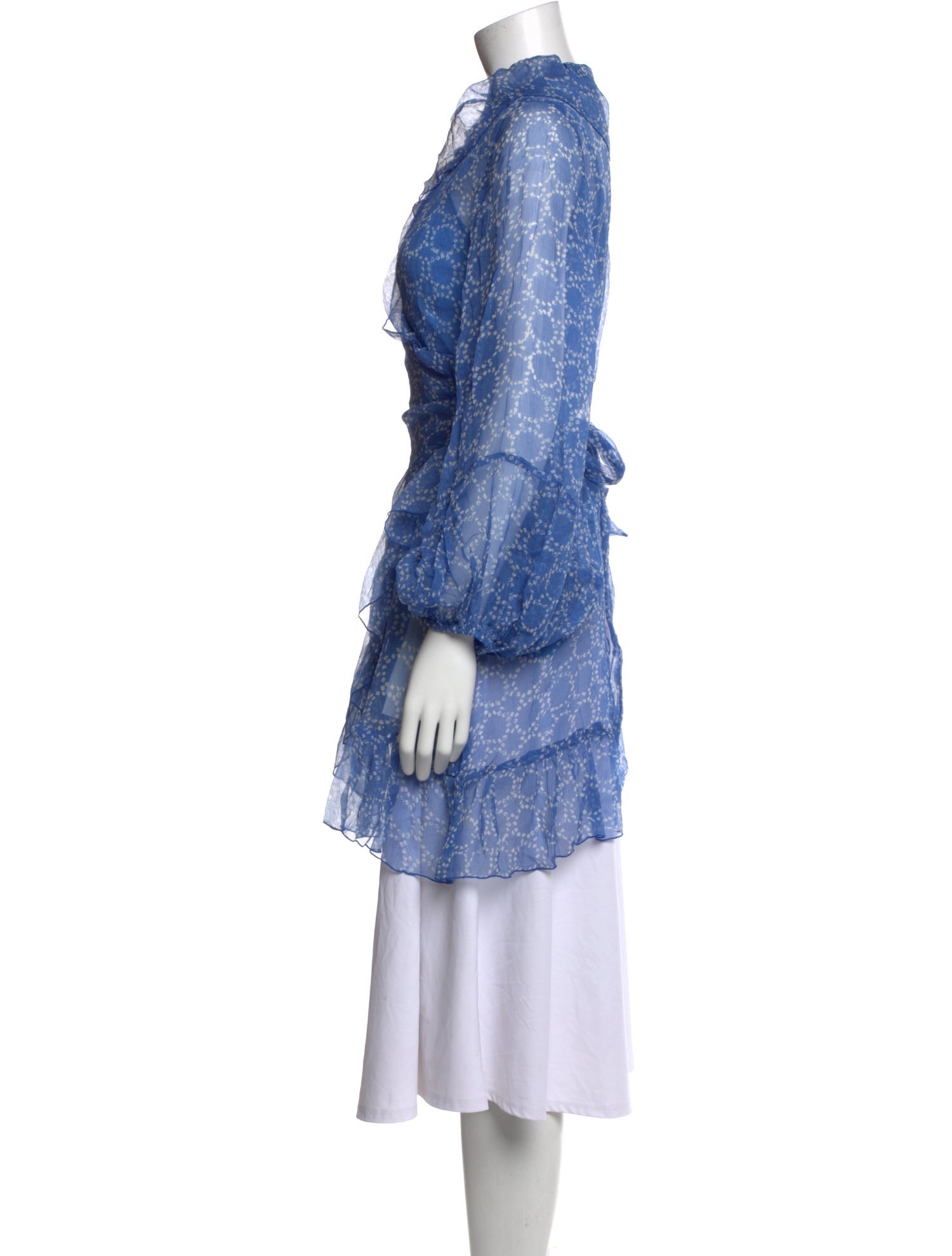 Cloe Cassandro Silk V-Neck Tunic