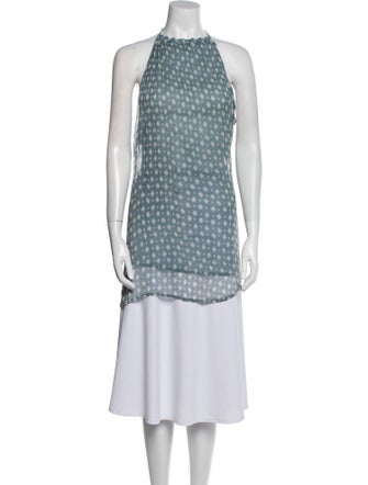 Cloe Cassandro Silk Printed Tunic