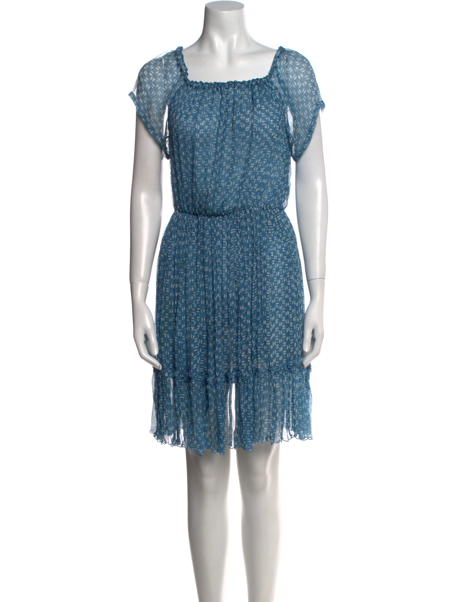 Cloe Cassandro Silk Mini Dress