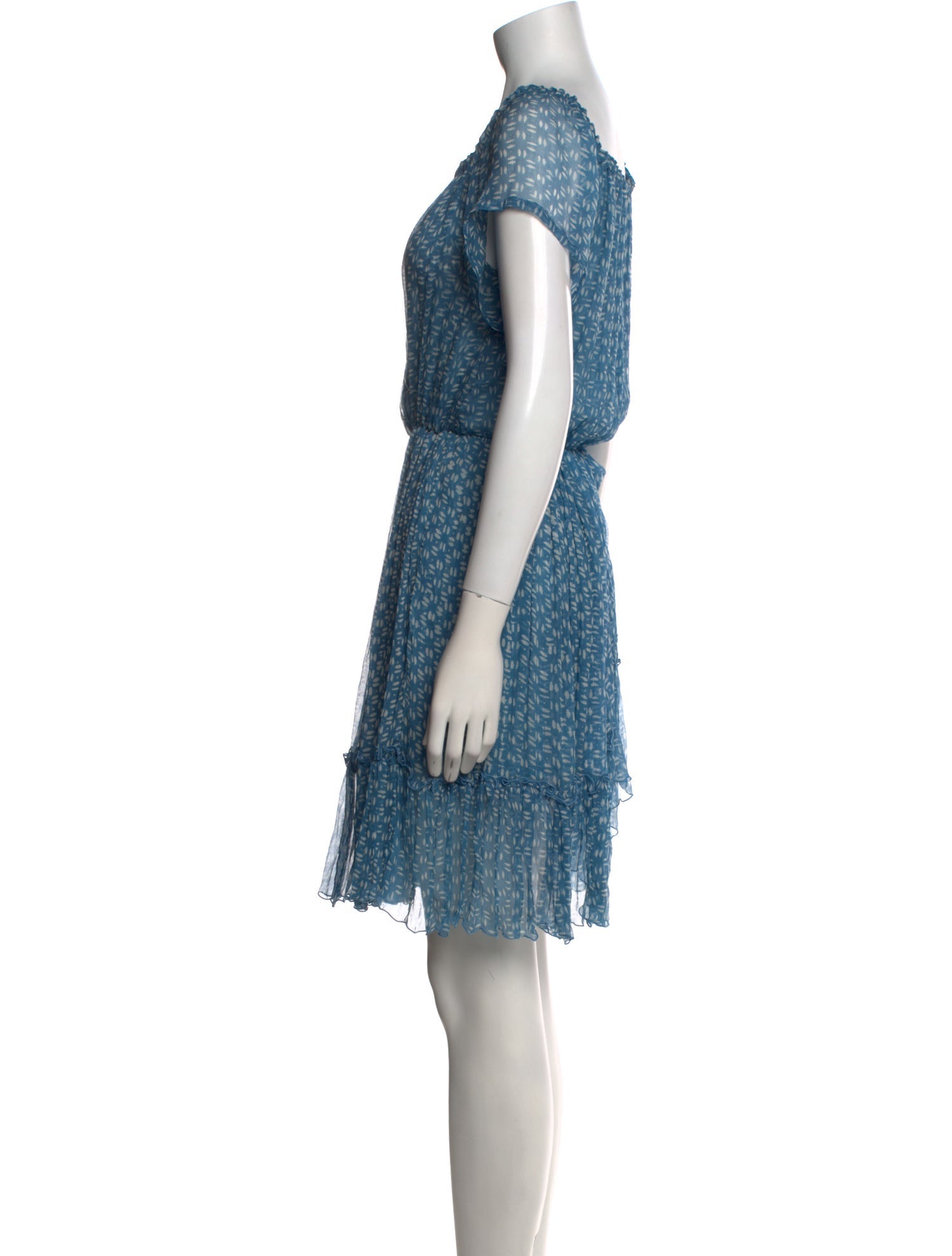 Cloe Cassandro Silk Mini Dress