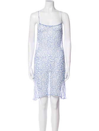 Cloe Cassandro Silk Mini Dress