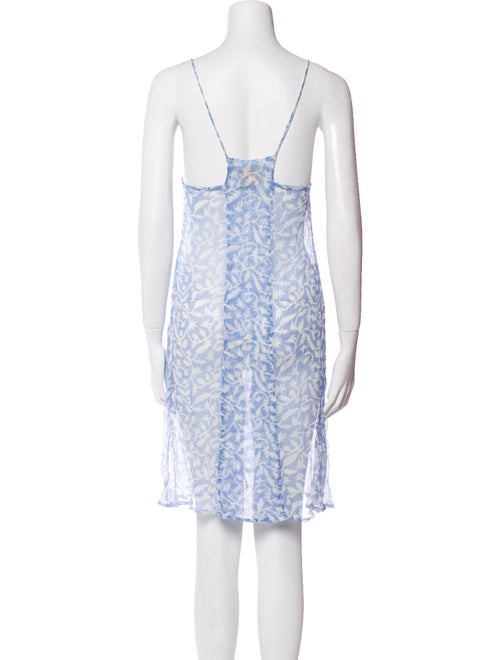 Cloe Cassandro Silk Mini Dress